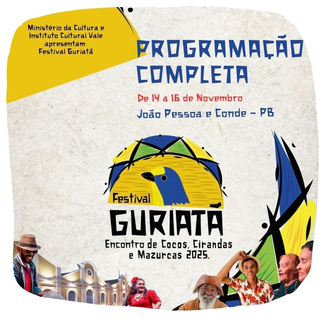 Programação completa Festival Guriatã 2025
